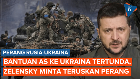 Zelensky Teruskan Perang Melawan Rusia, Meski Bantuan AS untuk Ukraina Tertunda, 