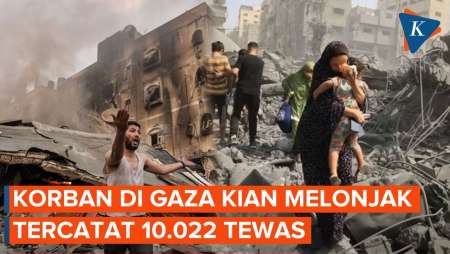 Korban Tewas di Gaza Capai 10.002 Jiwa