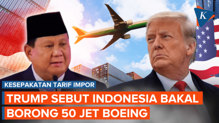 Turunkan Tarif Jadi 19 Persen, Trump: Indonesia Akan Beli 50 Jet Boeing