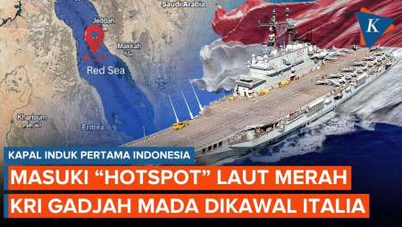 Kapal Induk Garibaldi Menuju Indonesia, Dikawal Italia Tembus Laut Merah