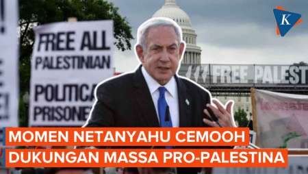 Netanyahu Cemooh Massa Pro-Palestina, Singgung Slogan 