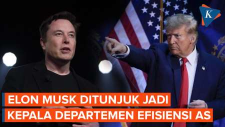 Trump Tunjuk Elon Musk Jadi Kepala Departemen Efisiensi AS, Ini Tugasnya