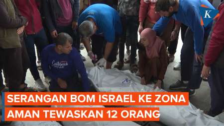 Israel Serang Zona Aman di Gaza, Korban Tewas Mayoritas Anak-anak