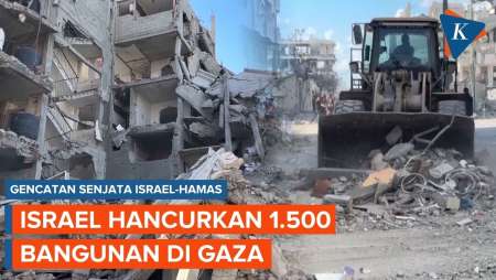 Israel Hancurkan 1.500 Bangunan Di Gaza Sejak Gencatan Senjata