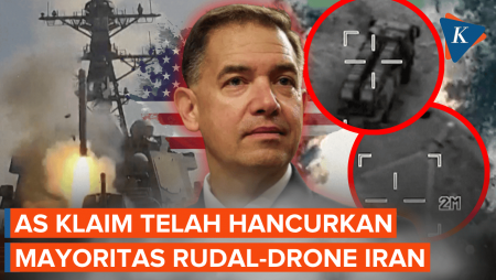 AS Klaim Hancurkan Dua Pertiga Kapasitas Produksi Rudal Dan Drone Iran