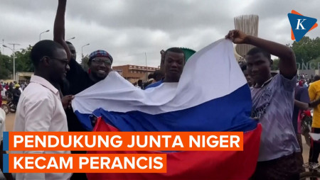 Ratusan Pendukung Junta Niger Demo Usir 1.500 Tentara Perancis