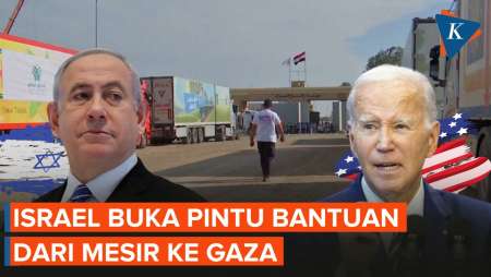 Usai Biden Datang, Israel Izinkan Bantuan Masuk Gaza