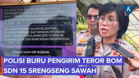 Polisi Buru Pengirim Teror Bom Di SDN Srengseng Sawah Jaksel