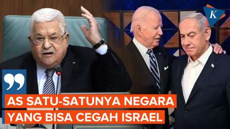 Presiden Palestina Sebut Hanya AS yang Bisa Hentikan Serangan Israel ke Rafah