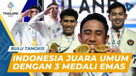 Indonesia Juara Umum Bulu Tangkis SEA Games 2025, Bawa Pulang 3 Emas