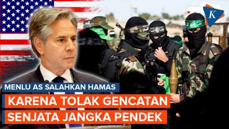 Menlu AS Salahkan Hamas yang Tolak Gencatan Senjata Jangka Pendek di Gaza