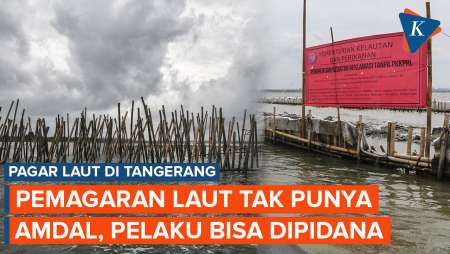 KLH Pastikan Pagar Laut Tangerang Sepanjang 30 Km Tak Punya Amdal