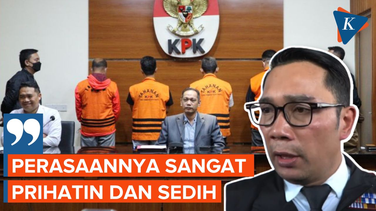 Ridwan Kamil Sedih Wali Kota Bandung Terjaring OTT KPK