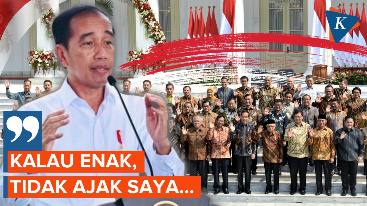 Candaan Jokowi ‘Sindir’ Para Menteri Kabinetnya