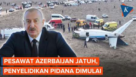 Presiden Azerbaijan Sebut Penyelidikan soal Jatuhnya Pesawat di Kazakhstan Dimulai