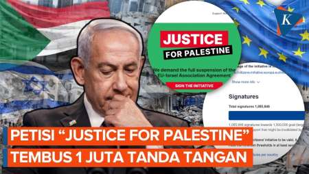 Muak Perang Berkepanjangan, 1 Juta Warga Tuntut Uni Eropa Akhiri Hubungan Dengan Israel