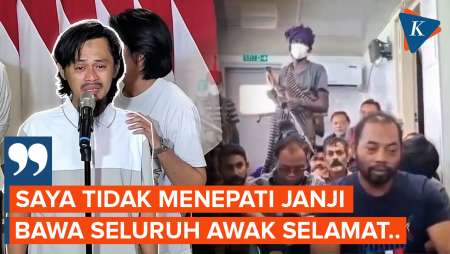 Tangis WNI Kapten MT Honour Minta Maaf Tak Bisa Selamatkan Seluruh Kru Dari Perompak Somalia