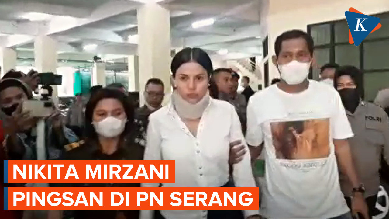 Nikita Mirzani Pingsan di Pengadilan Negeri Serang