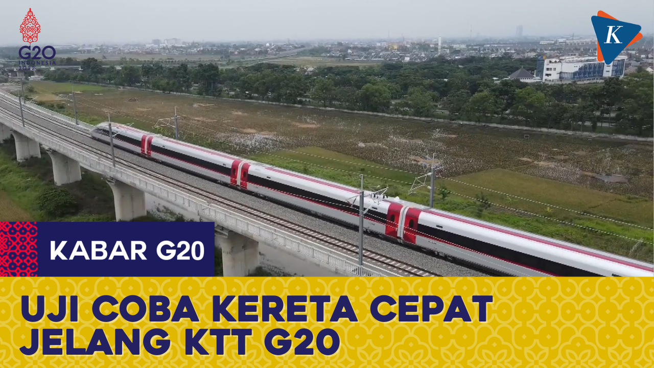 Kereta Api Cepat Jakarta-Bandung Uji Coba Jelang KTT G20