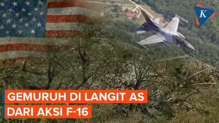 Saat Kejar-kejaran F-16 dan Cessna Ciptakan Ledakan Sonik di Langit…