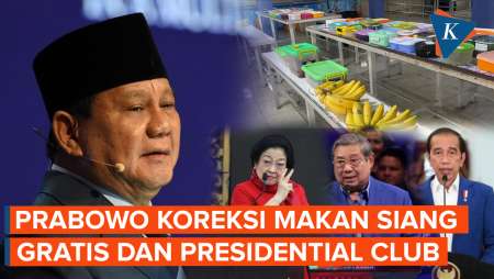 Kala Prabowo Ganti 2 Istilah Sekaligus, Makan Siang Gratis dan 'Presidential Club