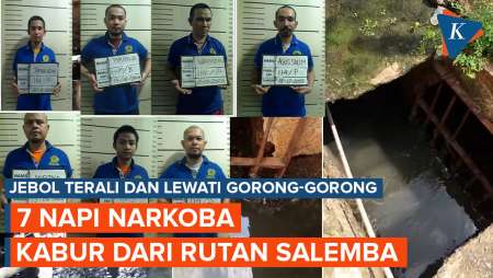 Tampang 7 Tahanan yang Kabur dari Rutan Salemba Saat Sipir Ganti Shift Kerja