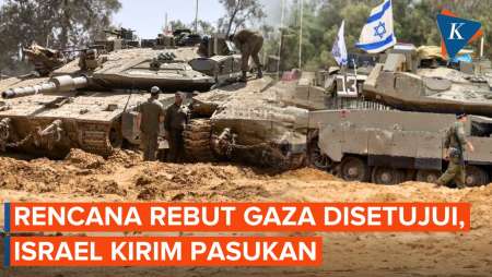 Militer Israel Bergerak ke Dekati Gaza Usai Rencana Perebutan Wilayah Disetujui