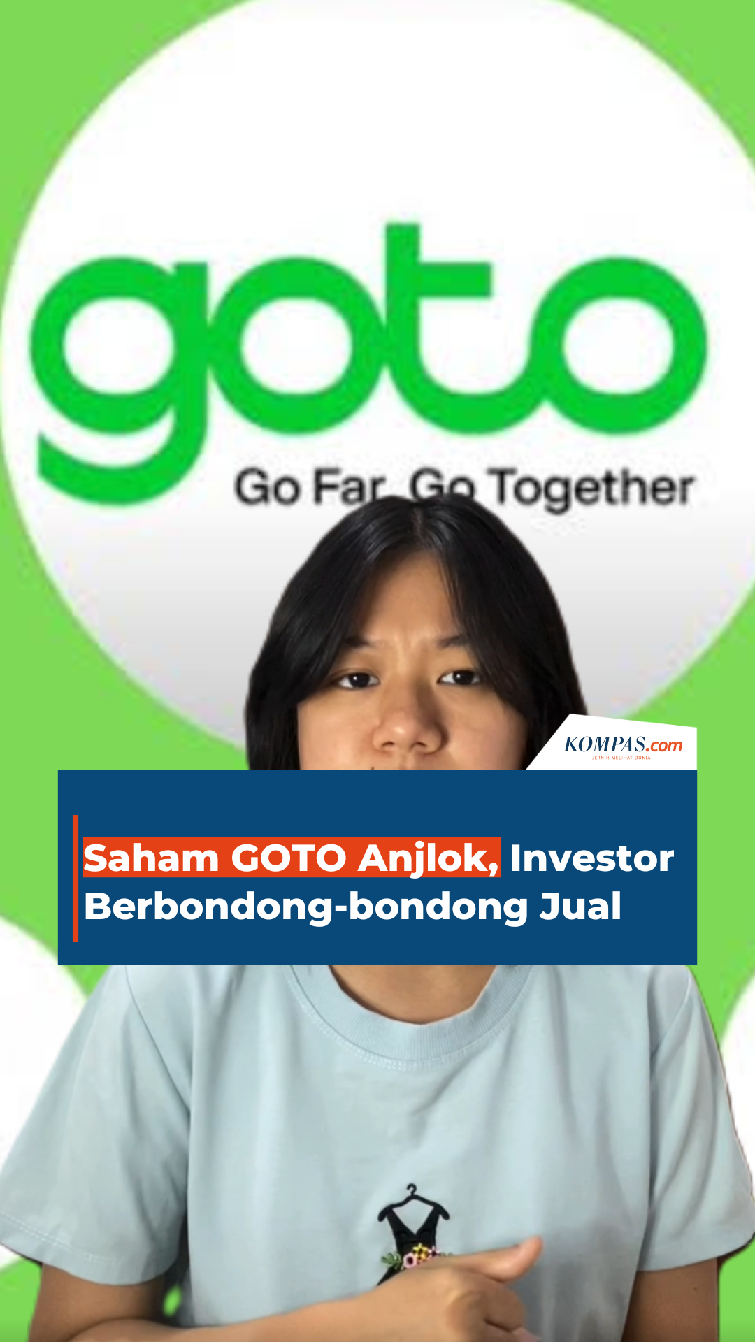 Saham GOTO Anjlok, Investor Berbondong-bondong Jual
