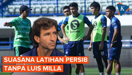 Suasana Sedih Latihan Persib Bandung Setelah Ditinggal Luis Milla