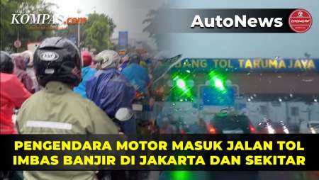Imbas Banjir Jakarta, Pengendara Motor Bisa Masuk Jalan Tol
