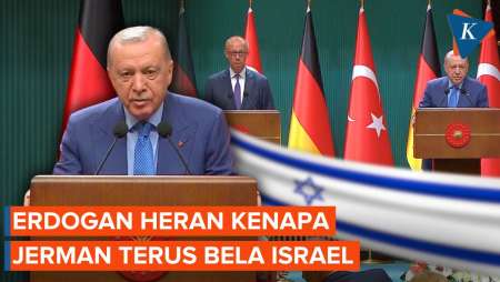 Erdogan "Serang" Kanselir Jerman, Heran Israel Terus Dibela