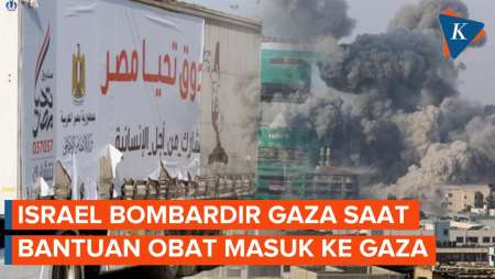 Israel Tingkatkan Serangan Saat Bantuan Obat-obatan Datang ke Gaza