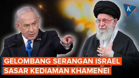 Serangan Israel Targetkan Kawasan Kediaman Pemimoin Tertinggi Iran Ali Khamenei