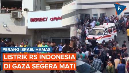 Generator Listrik RS Indonesia di Gaza Akan Kehabisan Bahan Bakar Sebentar Lagi