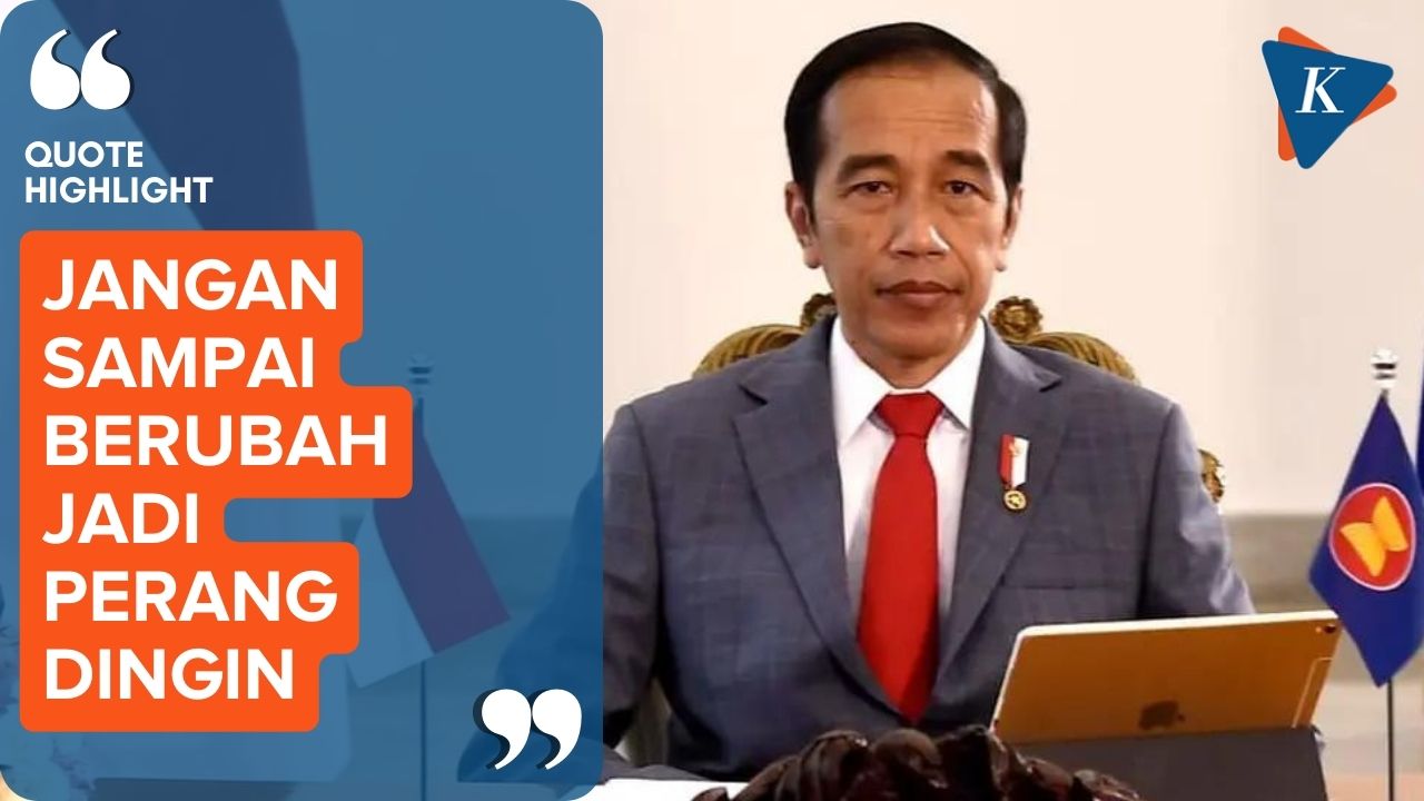 Jokowi Singgung Perang Dingin, Minta ASEAN Jadi Kawasan Damai