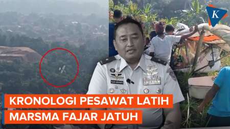 Kronologi Jatuhnya Pesawat Latih Marsma Fajar Adrianto di Ciampea Bogor