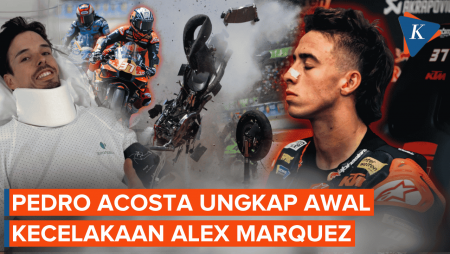 Tetiba Pelan, Ini Pemicu Kecelakaan Acosta Dengan Marquez Di Motogp Catalunya