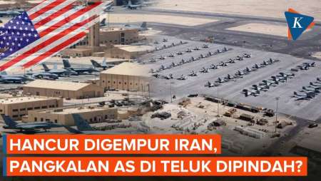 Rusak Dibombardir Iran, AS Pertimbangkan Pindahkan Pangkalan Di Teluk Ke Israel
