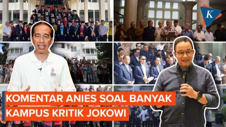 Kata Anies soal Jokowi Ramai Dikritik Kampus