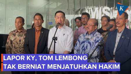 Laporkan Hakim ke Komisi Yudisial, Tom Lembong: Tak Berniat Menjatuhkan
