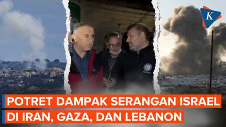 Potret Serangan Terbaru Israel Hancurkan Rumah Warga Iran, Gaza, Dan Lebanon