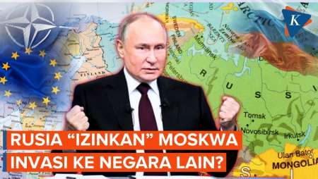 Rusia Bikin UU yang "Izinkan" Moskwa Invasi Negara Lain, Barat Ketar-ketir!