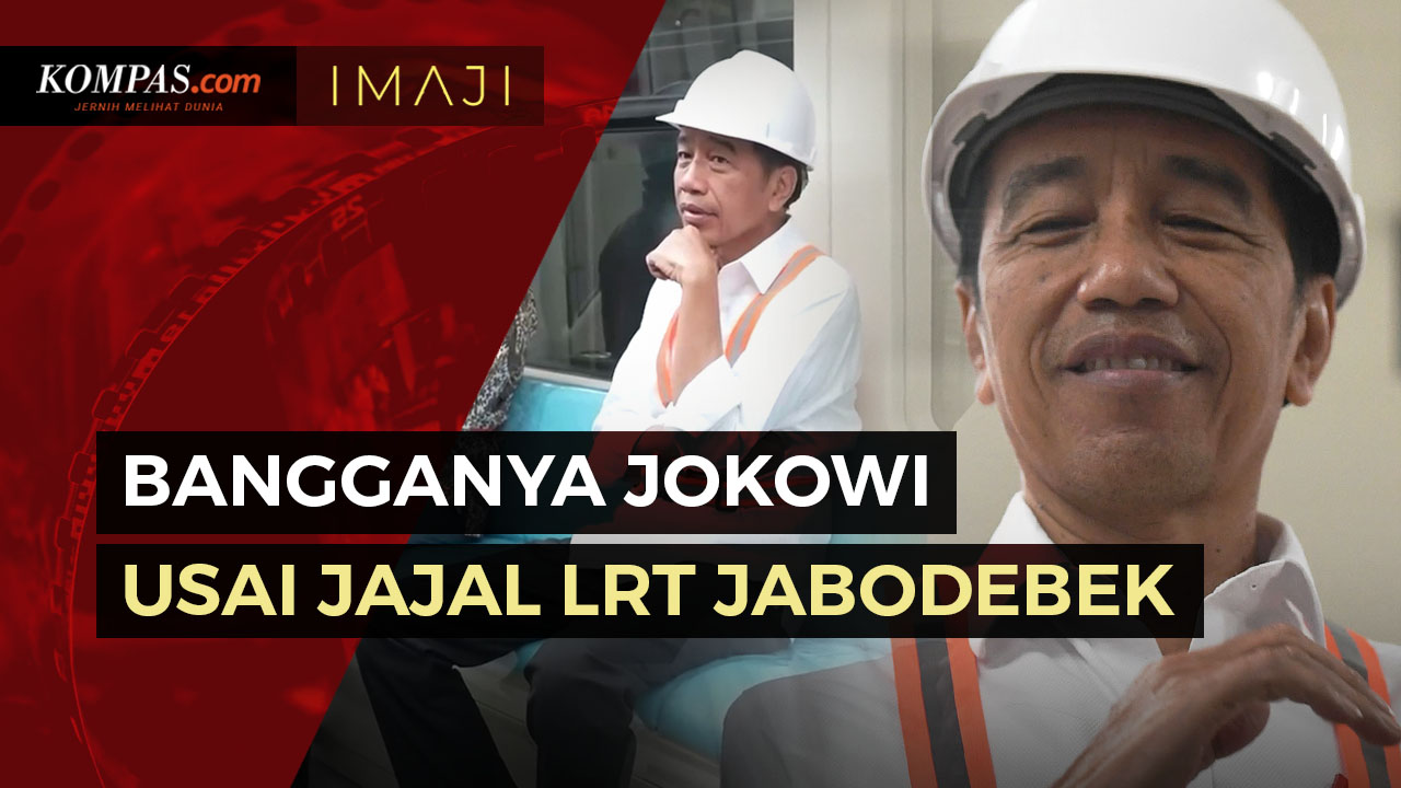 Bangganya Jokowi Usai Jajal LRT Jabodebek, Buatan Lokal dan Tanpa Masinis!