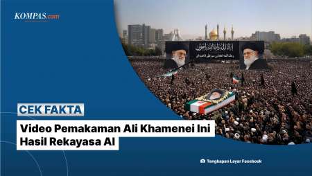 [Klarifikasi] Video Pemakaman Ali Khamenei Ini Hasil Rekayasa AI