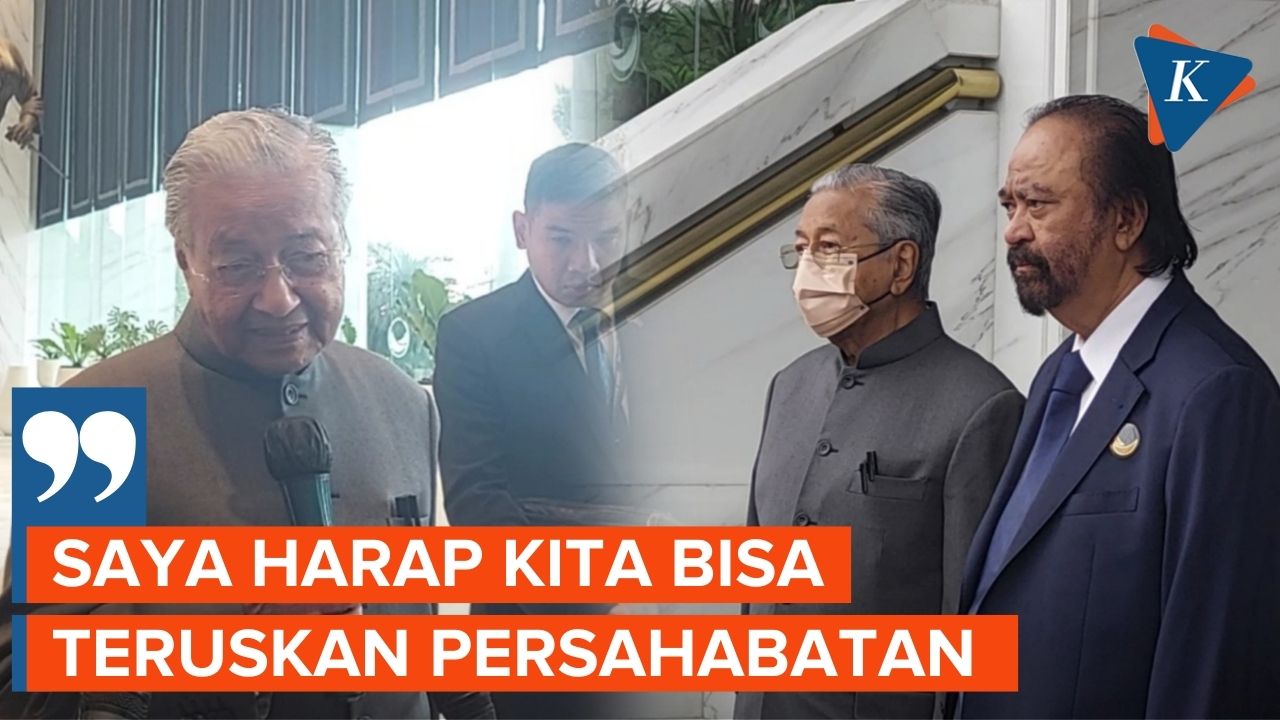 Kunjungi DPP Nasdem, Mahathir Ingin Persahabatan dengan Surya Paloh Langgeng