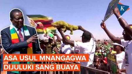 Emmerson Mnangagwa Sosok yang Dijuluki Sang Buaya