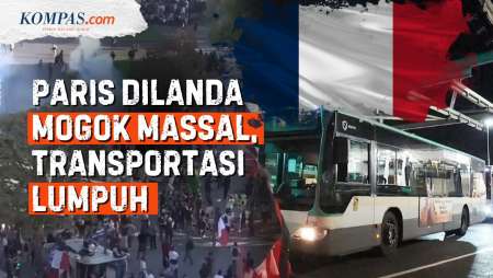 Transportasi Perancis Lumpuh Gara-gara Mogok Massal Ribuan Buruh di Paris