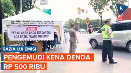 Tak Lolos Uji Emisi, 3 Mobil Kena Denda Masing-masing Rp 500.000