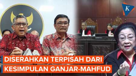 PDI-P Serahkan Amicus Suriae Megawati ke MK, Terpisah dari Kesimpulan Ganjar-Mahfud
