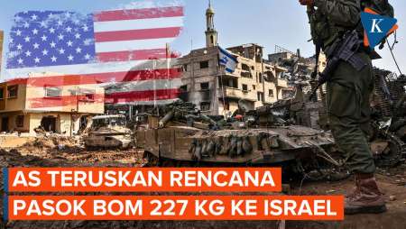 Standar Ganda AS, Jadi Mediator Gencatan Senjata tapi Pasok Bom 227 Kilogram ke Israel